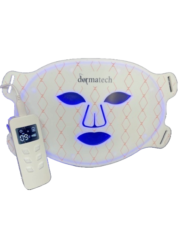 Dermatech LED Facial Mask - White